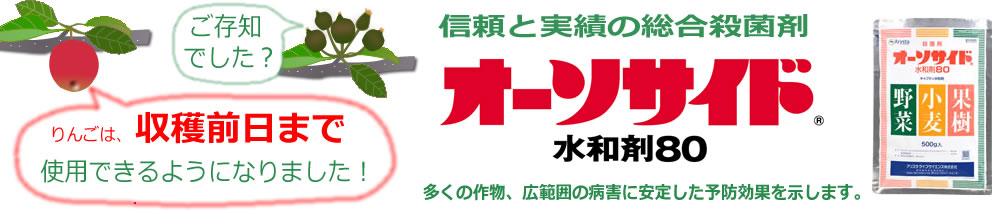 オーソサイド水和剤80ﾞ