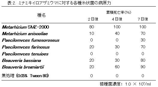 Metarhizium属糸状菌の新機能とアザミウマ類の防除