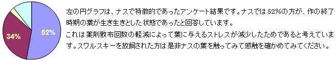 アンケート１．　スワルスキーの効果について