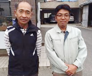 荒木壮一郎さん（左）と鈴木大亮さん（右）